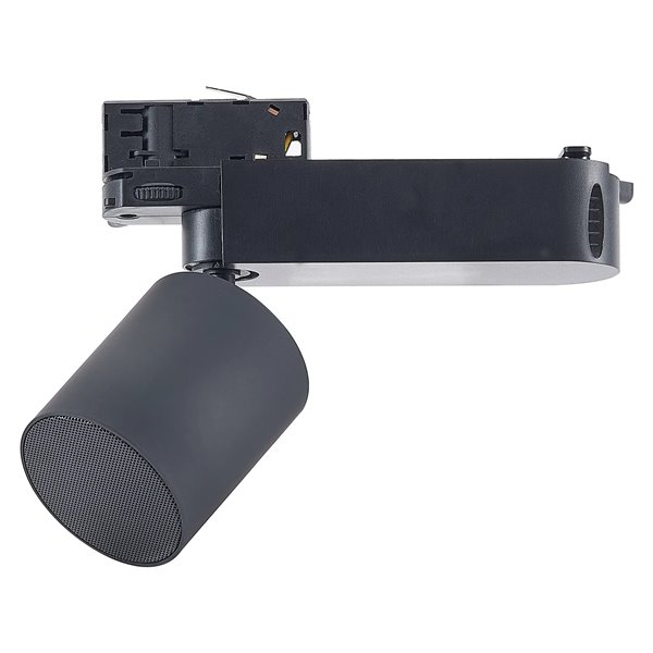 Enceinte Bluetooth SPEAK 10 W pour rail triphasé, blanc/noir, Bluetooth 5.4, 12 dB