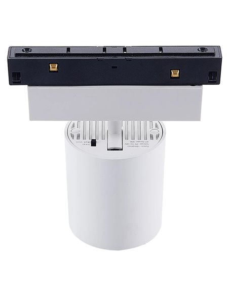 Caixa de Som Bluetooth SPEAK MAGNETO com Trilho Magnético, Branca/Preta, 10W, Bluetooth 5.4, 48V, 12dB