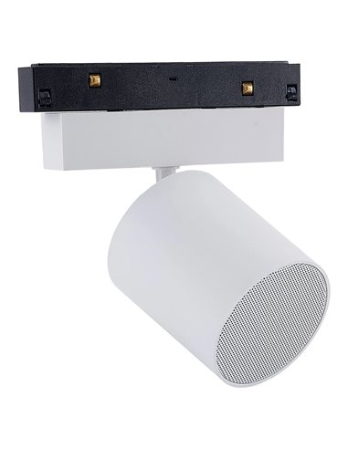 Altavoz Bluetooth para Carril Magnético SPEAK MAGNETO Blanco/Negro 10W Bluetooth 5.4 48V, 12Db