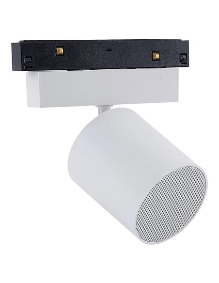Altavoz Bluetooth para Carril Magnético SPEAK MAGNETO Blanco/Negro 10W Bluetooth 5.4 48V, 12Db