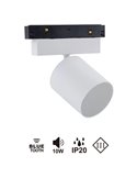 Altavoz Bluetooth para Carril Magnético SPEAK MAGNETO Blanco/Negro 10W Bluetooth 5.4 48V, 12Db