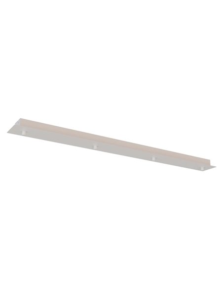 Base Regleta ELSA 4 Luces Blanco/Cromo/Oro/Negro 8x85cm IP20