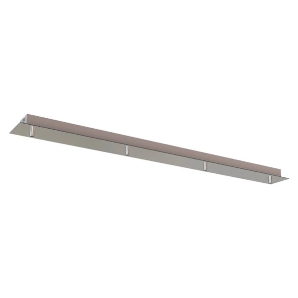 Base pour ruban LED ELSA à 4 LED Blanc/Chrome/Or/Noir 8x85cm IP20