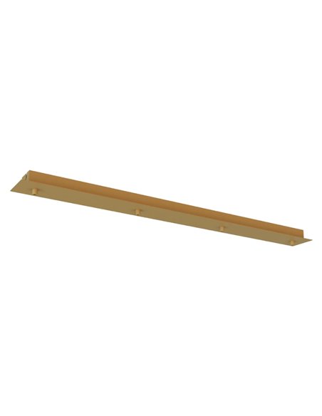 Base para Fita de LED ELSA com 4 Lâmpadas, Branca/Cromo/Dourada/Preta, 8x85cm, IP20