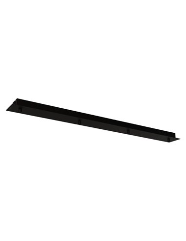Base pour ruban LED ELSA à 4 LED Blanc/Chrome/Or/Noir 8x85cm IP20