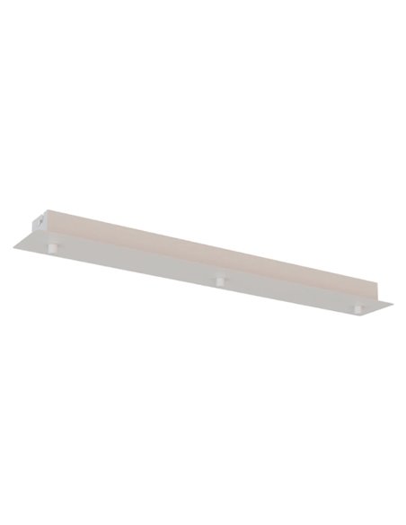 Base Regleta ELSA 3 Luces Blanco/Cromo/Oro/Negro 8x60cm IP20