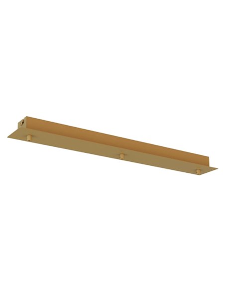 Base Regleta ELSA 3 Luces Blanco/Cromo/Oro/Negro 8x60cm IP20