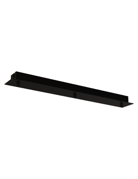 Base pour ruban LED ELSA à 3 LED Blanc/Chrome/Or/Noir 8x60cm IP20