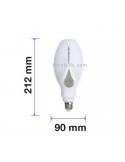 Dimensiones Bombilla LED E27 potente | Vtac Pro 285 | Bombilla LED potente | LeonLeds Iluminación