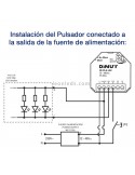 Esquema de conexión REPLALE2 | Esquema de conexión de regulador de tiras LED Dinuy | LeonLeds Iluminación