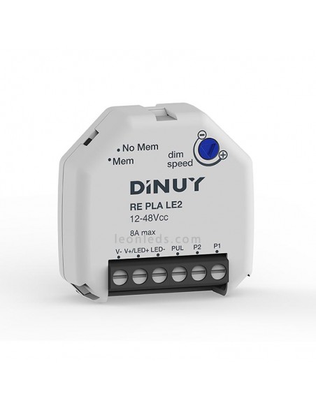 Pastilla regulador de fita LED | Captador de escurecimento de LED | RE-PLA-LE2 Dinuy | Regulador de captação de LED | Leon Ilumi