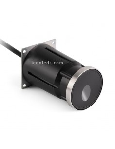 Baliza LED Empotrable Dang redonda para exterior 3W Negro 3000K Faro Barcelona | LeonLeds 2