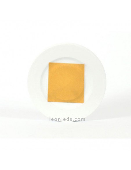 Refletores adesivos redondos Vermelho Laranja e Branco | Leon Iluminação LED