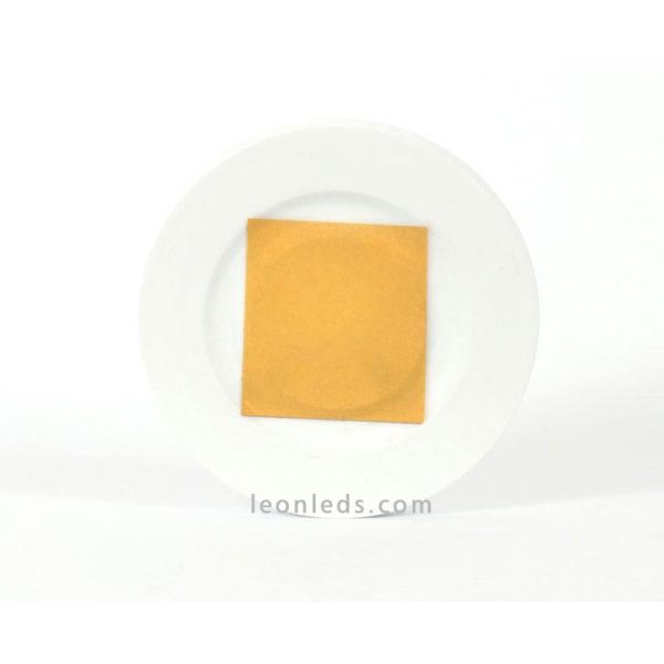 Réflecteurs adhésifs ronds Rouge Orange et Blanc | Éclairage LeonLeds