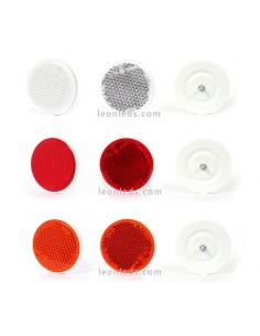 Refletor redondo com parafuso de 3 cores e 85 mm | Leon Iluminação LED