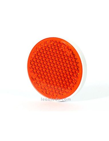 Catadióptrico Redondo con tornillo de 3 colores y 85 mm | LeonLeds Iluminación