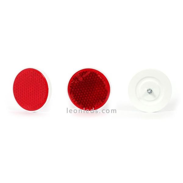 Réflecteur rond avec vis de 3 couleurs et 85 mm | Éclairage LeonLeds