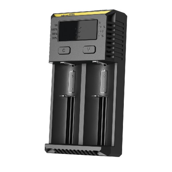 Cargador Nitecore I2 con indicador LED | Cargador de 2 Bahias para baterias 18650 26650 | LeonLeds Iluminación