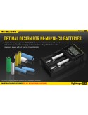 Cargador de 2 bahías Nitecore D2 | Cargador Nitecore D2 | Cargador para 2 baterias | LeonLeds Iluminación