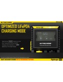 Cargador de 2 bahías Nitecore D2 | Cargador Nitecore D2 | Cargador para 2 baterias | LeonLeds Iluminación