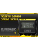 Cargador con pantalla LCD de nitecore | Nitecore D2 | Cargador con pantalla LCD multifuncion de calidad | LeonLeds Iluminación