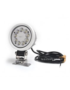 Faro Led Redondo de Trabajo 66W y 7000Lm de Was | LeonLeds Iluminación