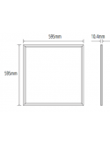 Dimensiones Panel LED especial alimentación | Panel LED especial alimentación | LeonLeds Iluminación