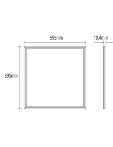 Dimensions Panneau LED spécial power | Panneau LED de puissance spécial | Éclairage LeonLeds