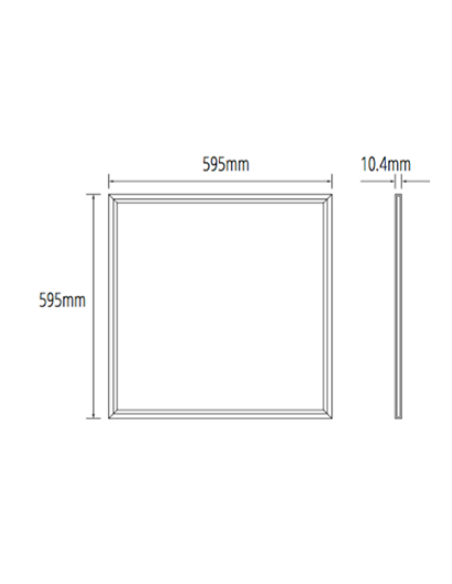Dimensions Panneau LED spécial power | Panneau LED de puissance spécial | Éclairage LeonLeds