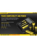 Cargador Nitecore D4 con pantalla LCD | Cargador para 4 batería | Nitecore D4 | LeonLeds Iluminación