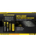 Chargeur Nitecore D4 avec écran LCD | Chargeur pour 4 batteries | Nite Core D4 | Éclairage LeonLeds