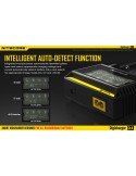 Chargeur Nitecore D4 avec écran LCD | Chargeur pour 4 batteries | Nite Core D4 | Éclairage LeonLeds