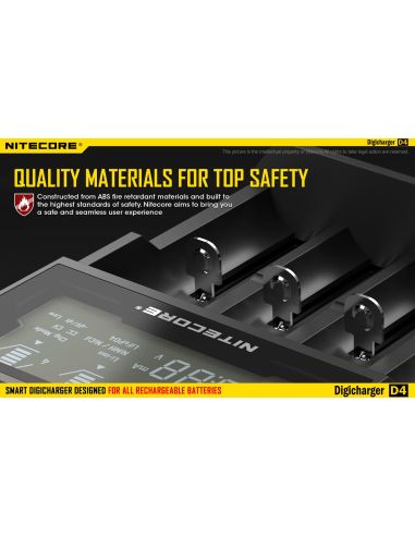 Cargador Nitecore D4 con pantalla LCD | Cargador para 4 batería | Nitecore D4 | LeonLeds Iluminación