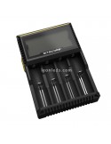 Chargeur Nitecore D4 avec écran LCD | Chargeur pour 4 batteries | Nite Core D4 | Éclairage LeonLeds