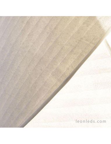 Détails de la lampe LED Voiles | Suspension Voiles gros plan | Lampe à voile Grok | Éclairage LeonLeds