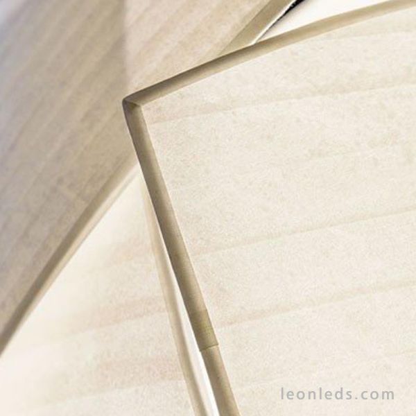 Détails de la lampe LED Voiles | Suspension Voiles gros plan | Lampe à voile Grok | Éclairage LeonLeds