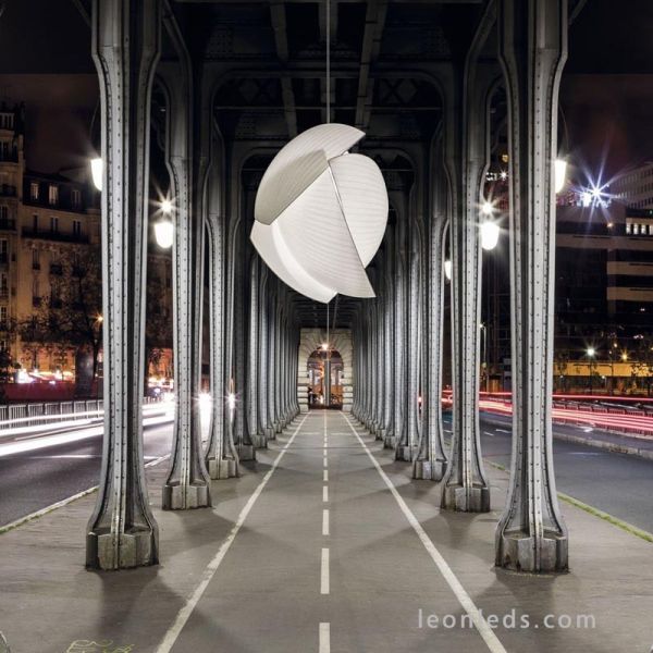 Plafonnier LED Voile | Suspension LED Voiles de grok Leds C4 | Lampe LED moderne | Éclairage Léonleds