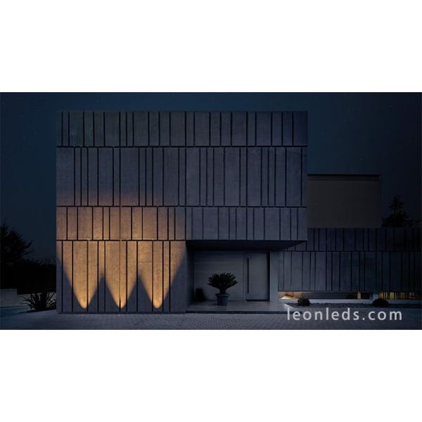 Baliza Empotrable de suelo Led Dark M para iluminar ascendentemente | LeonLeds Iluminación