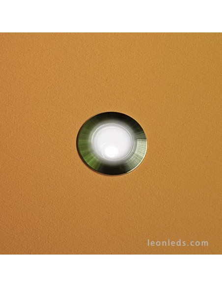 Baliza Empotrable de suelo Led Dark M para iluminar ascendentemente | LeonLeds Iluminación