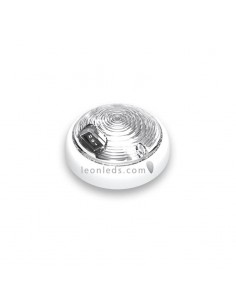 Plafón LED redondo para interior de automóviles o remolques | Fristom FT160 FT-160 Blanco | LeonLeds Iluminación LED