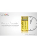 Chargeur de batterie Nitocore Q2 pour adaptateur de voiture | Chargeur Nitecore Q2 Jaune | Éclairage LeonLeds