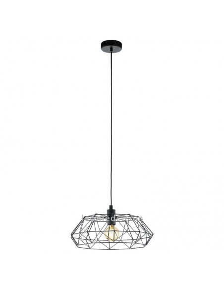 Lámpara de Techo vintage | Lámpara vintage negra de techo de Eglo Lighting | LeonLeds Iluminación