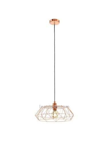 Lámpara de Techo vintage Cobre | Lámpara vintage cobre de techo de Eglo Lighting | LeonLeds Iluminación