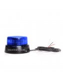 Rotativo LED Azul con cable y soporte | Rotativo LED Azul Homologado | Rotativo LED para instalación fija | LeonLeds Iluminación