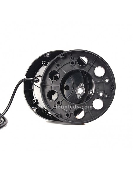 Rotativo LED Azul was con programas diferentes homologado NR65 | Rotativo LED son cable y soporte | LeonLeds Iluminación