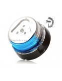 Rotativo LED Azul magnetico conexión de mechero y 3 metros de cable homologado | LeonLeds Iluminación