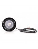 Rotativo LED magnético azul con cable pase plana magnética | LeonLeds Iluminación