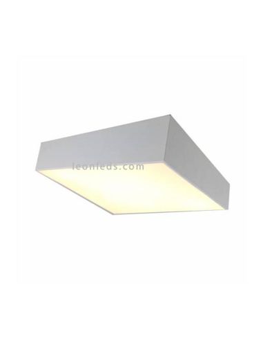 Mini Candeeiro de Teto Quadrado Mantra Branco | Candeeiro de tecto moderno Mantra | Leon Iluminação LED
