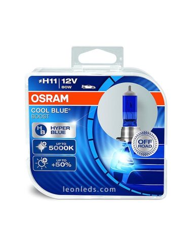 Bombilla H11 Luz con 5000K +50% de Osram | Leonleds.com