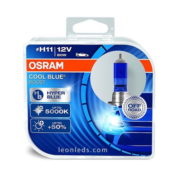 Bombillas Halógenas H11 Luz Blanca 75W al mejor precio | LeonLeds Iluminación